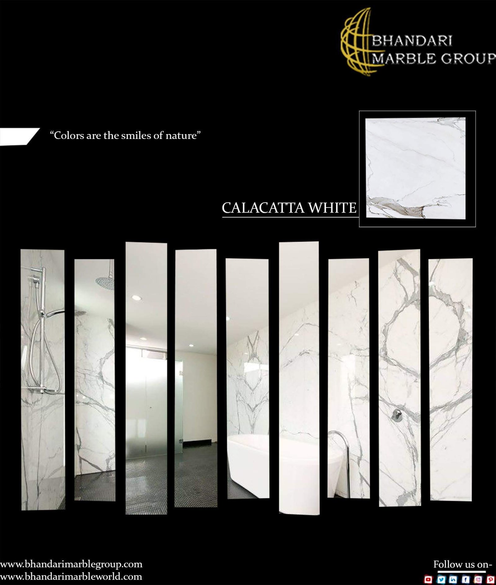 Statuario, Carrara, Calacatta Italian Marble