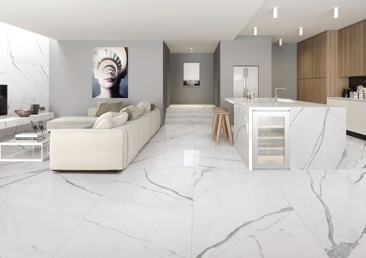 marble floor designs for living room