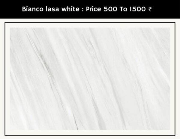 lasa white marble