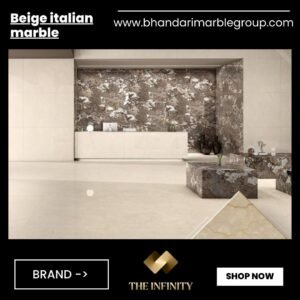 Beige italian marble