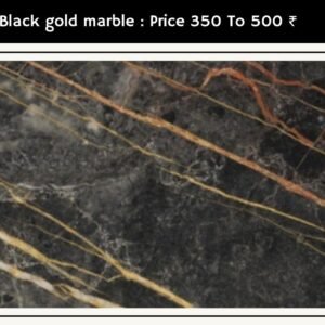 Black Gold Marble