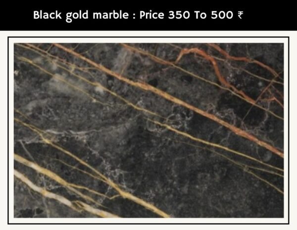 Black Gold Marble