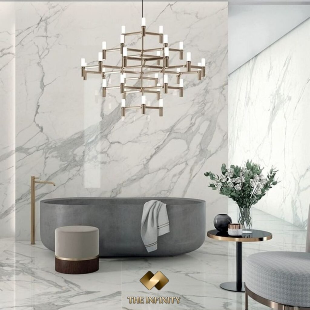 Exploring the Elegance : 20MM White Italian Marble