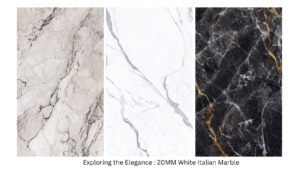 Read more about the article Exploring the Elegance : 20MM White Italian Marble