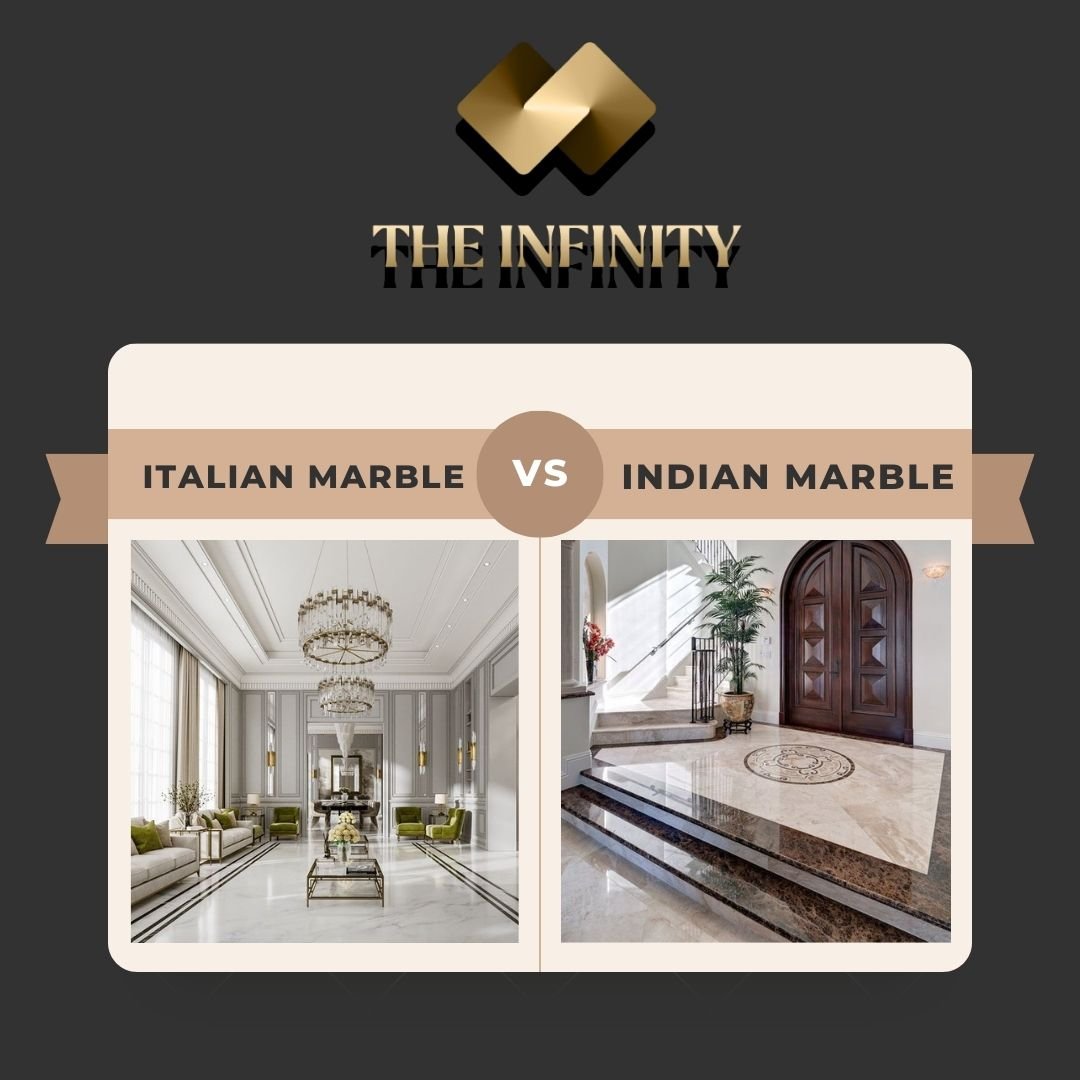 You are currently viewing Exploring the Exquisite Contrast : Italian Marble vs. Indian Marble