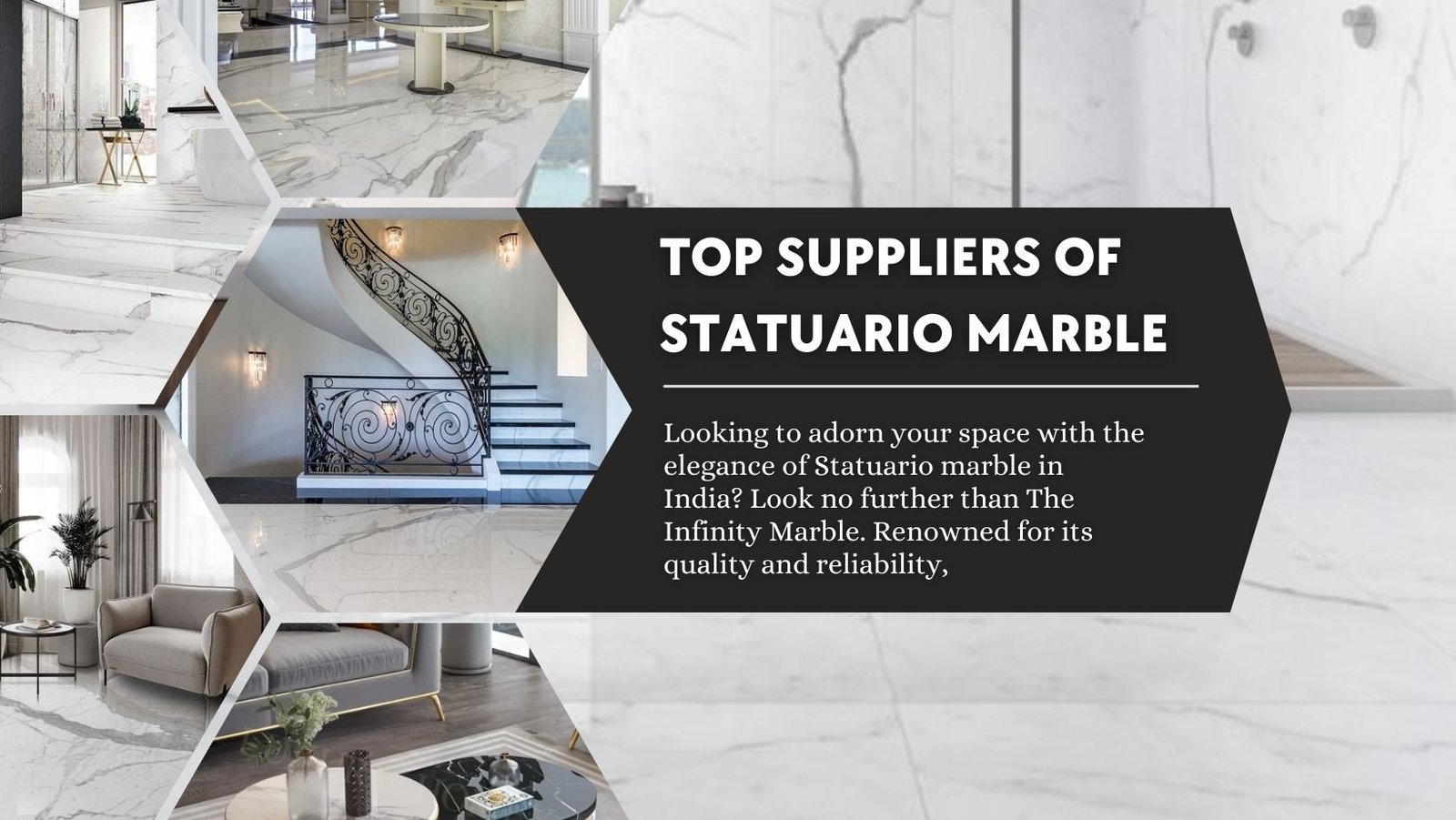 Top Suppliers of Statuario Marble in India