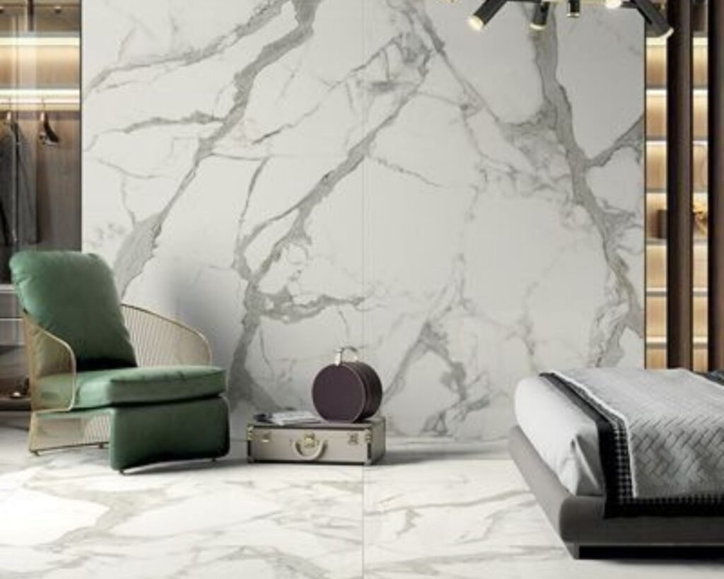 Italian Statuario Marble for Home Flooring