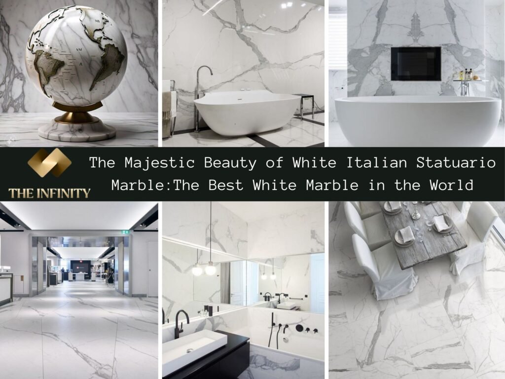 White Italian Statuario Marble