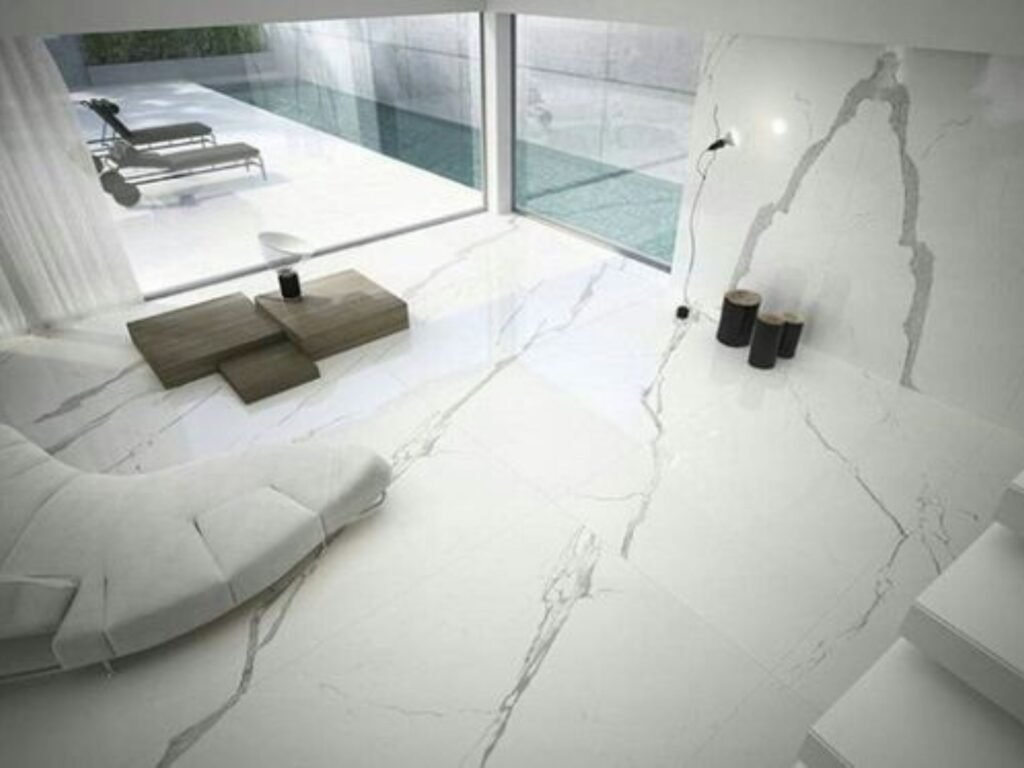 White Italian Statuario Marble