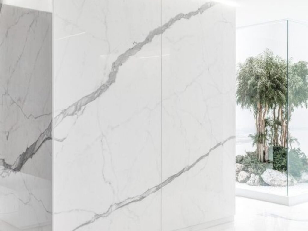 White Italian Statuario Marble