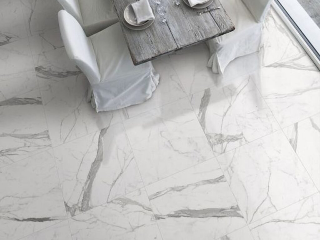 White Italian Statuario Marble