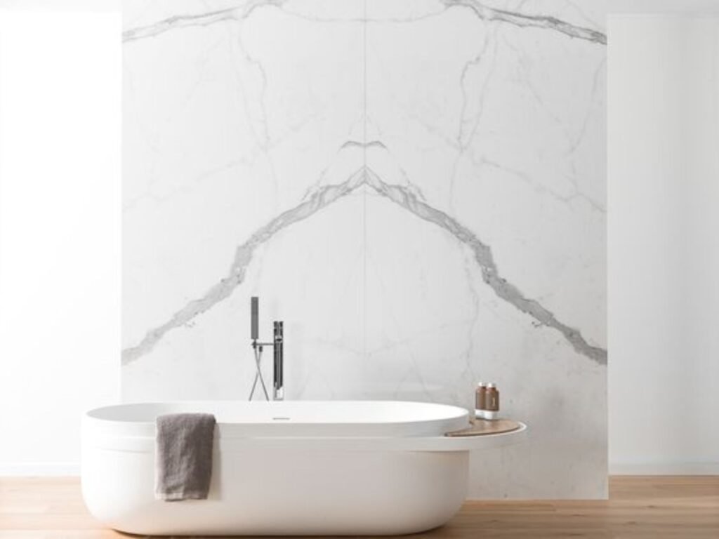 White Italian Statuario Marble