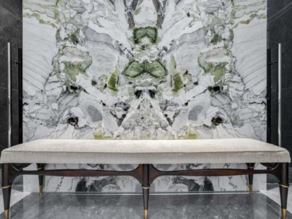 luxurious marble and exotic stone