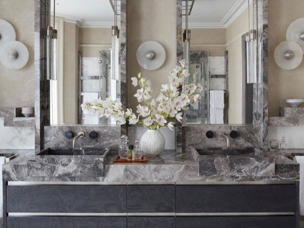 Italian marble and exotic stone