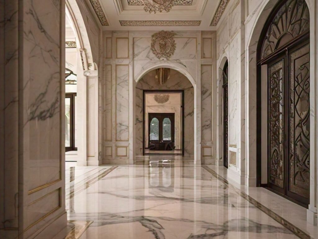 white Statuario marble 