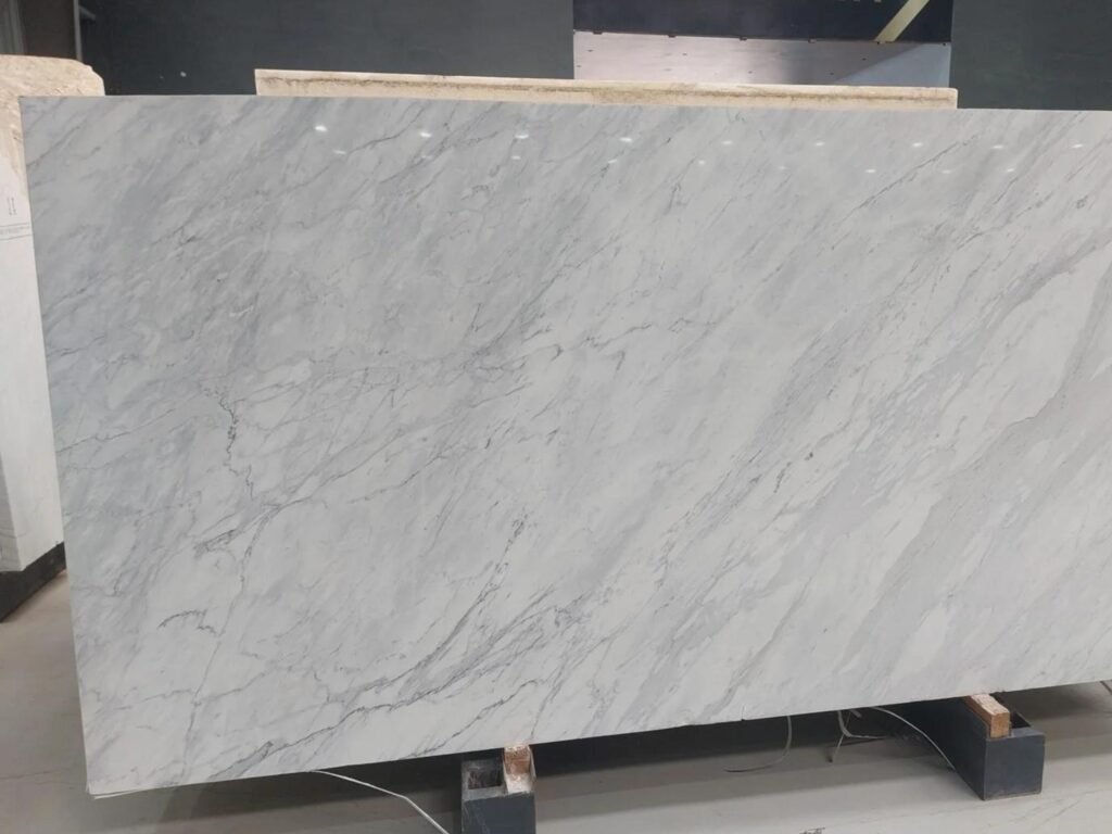 White and Grey Marble 