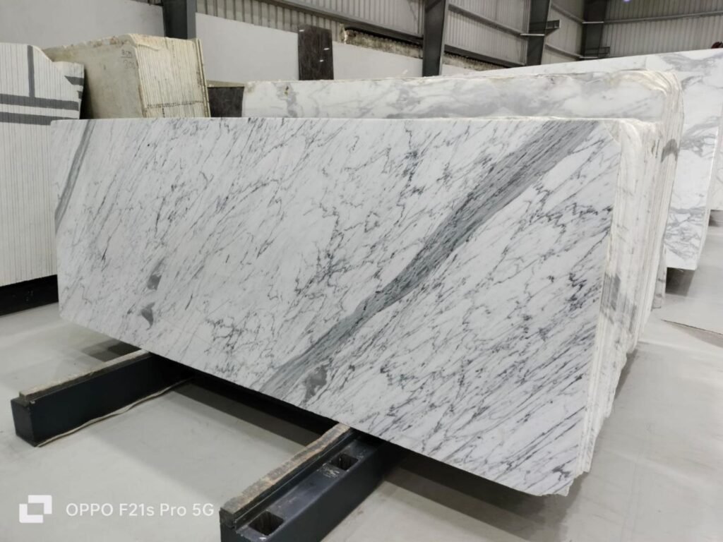 White and Grey Marble 