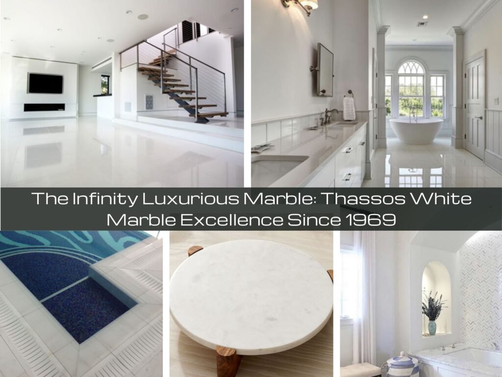 Thassos white marble