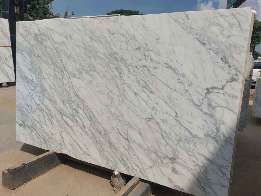 White and Grey Marble 