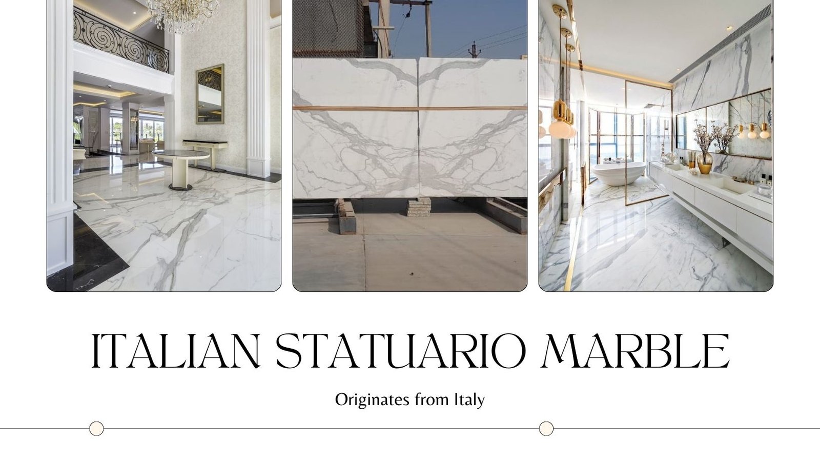 World’s Only Marble Company Offering Italian, Greek & Indian Statuario