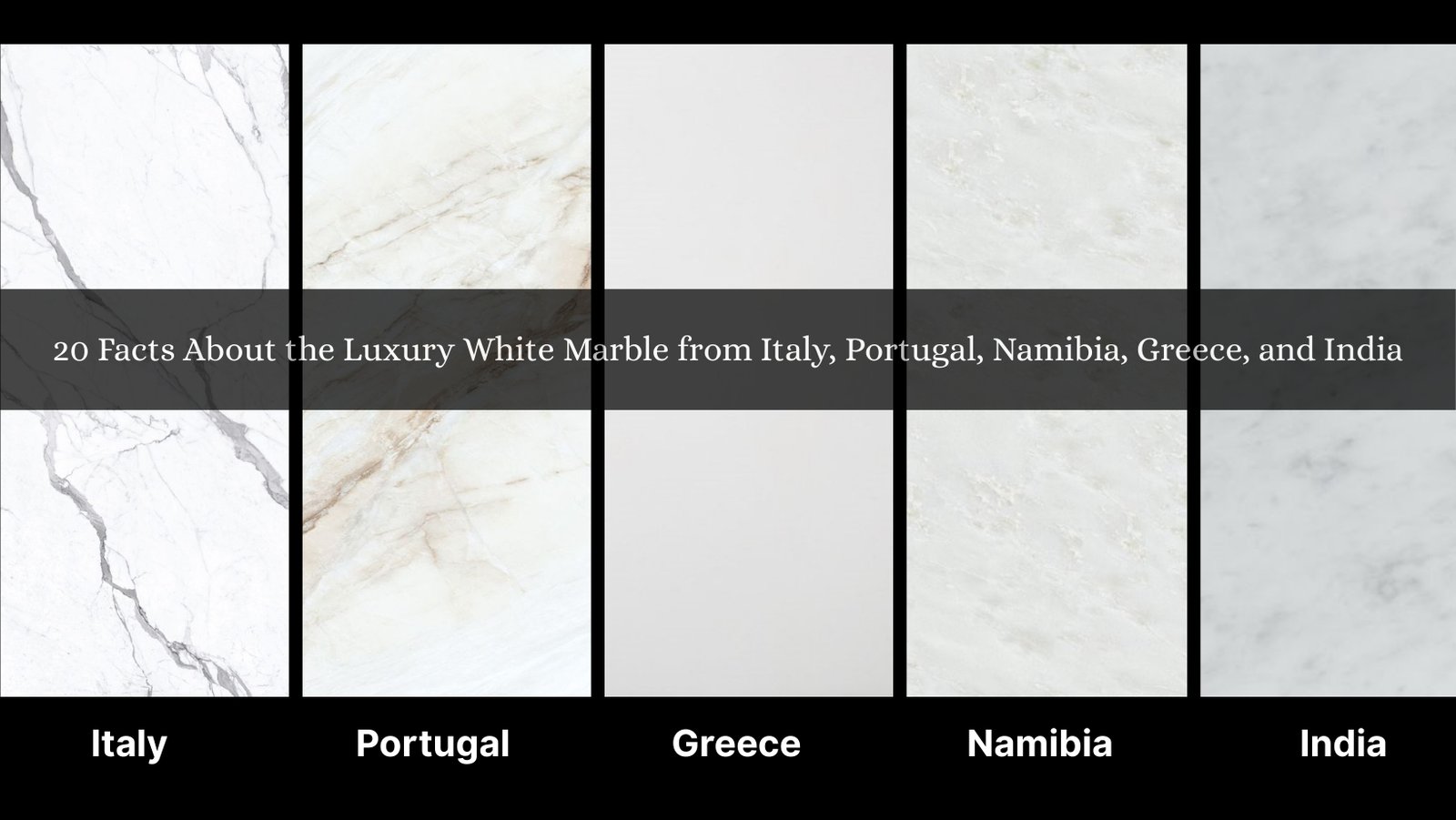 You are currently viewing 20 Facts About the Luxury White Marble from Italy, Portugal, Namibia, Greece, and India