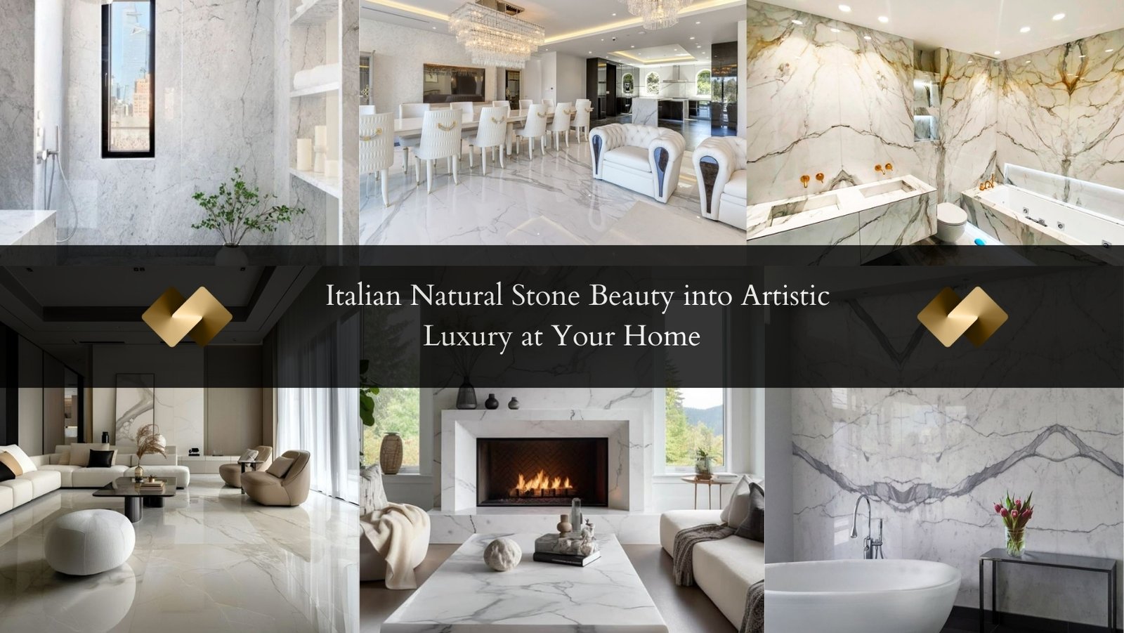 Read more about the article Italian Natural Stone Beauty into Artistic Luxury at Your Home